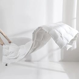 Peter Khanun Goose Down Comforter All Season Duvet Insert Summer Blanket 100% Cotton Fabric 240506