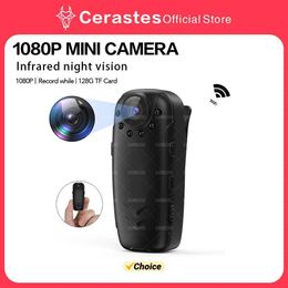 Sports Action Video Cameras Mini Camera Law Enforcement Recorder 1080P Video Recording Professional Portable Human Camera Conference Long Battery Life Camcorder