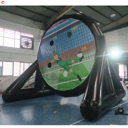 wholesale 5mH 16.5ft with blower Free Ship Outdoor Activities giant double sides inflatable soccer darts football dart board sport game for sale