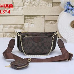 3 pieces set high quality bags Luxury Designers handbag women Shoulder Bags ladies crossbody COAACHSS bag 9008