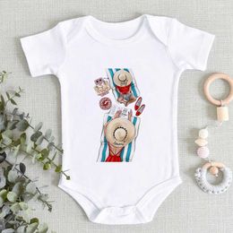 Rompers Baby Girl Birth Clothing Super Mom Embracing Love Bodysuit for Newborns Summer Infant Aesthetics Onesie Comfortable and Soft Preschool BodysuitL240L2405