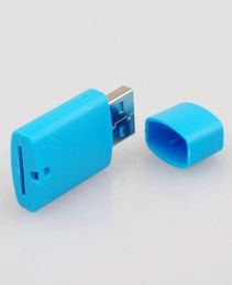 high quality little dog USB 20 memory TF card reader micro SD card reader 500pcs9190034