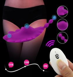 Wireless Remote Control Invisible Wear Butterfly Vibrator Pant Stimulator Female Masturbation Vibrator Massage Sex Toy clitoris CY1668915