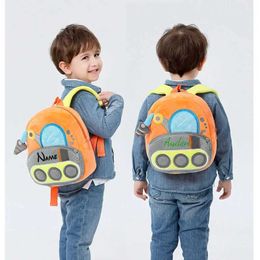 Backpacks Personalized cartoon cute toddler bag fruit cart animal mini backpack preschool backpack school bag baby girl boy 2-6 years old d240516