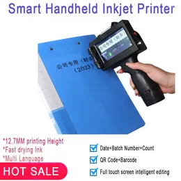 Mini Portable Handheld Inkjet Printer With Intelligent Touch Screen For HD Printing