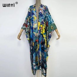 Fashion Bikini Sweet Lady Party Cardigan Stitch Sexy Boho Leopard Print Holiday Africa Long Sleeve KIMONO Kaftan