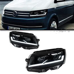Auto Parts Headlights For Multivan T5 T6 2014-20 19 LED Lens Daytime Running Light Turning Headlight Plug And Play