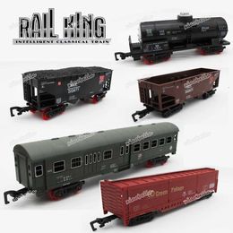 Diecast Model Cars Train tracks freight vehicles truck models heavy-duty accessories DIY toys classic electric trains train kings train track kits WX