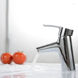 Bathroom Sink Faucets Wholesale Retail Deck Mount Chrome Waterfall Faucet Vanity Vessel Sinks Mixer Tap Cold Basin Water