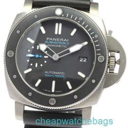 Panerei Luminors Luxury Wristwatches Automatic Movement Watches Swiss Made PANERAISS Luminors 1950 Diving Magnetic 3-day Titanio PAM01389 AT_810984