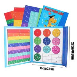 Other Toys Magnetic fraction learning mathematics toys Montessori arithmetic teaching aids fraction childrens education toys Christmas gifts S245163 S245163