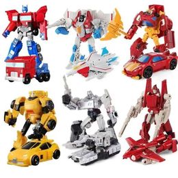 Transformation toys Robots (New) MBD Transformation MINI OP Commander MG Tank Megatank Stars Hot Rod Powerglide Action Figure Childrens Gift Toys WX