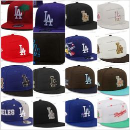 Newest 26 Colours Men's Basball Snapback Hats Sports Team los angeles " Hat Men's Black Golden Royal Blue Patched fitted Hip Hop Sports Adjustable Caps Chapeau Ma16-03