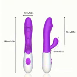 g Point Simulation Stick Penis Vibrator Sex Toy Female Masturbator Silicone Multi Frequency Flirting