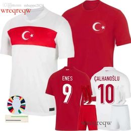 Turkiye soccer jerseys 2024 Euro Cup Turkey shirts National Team Home Away DEMIRAL Kokcu YILDIZ ENES calhanoglu mens kids kits football jersey