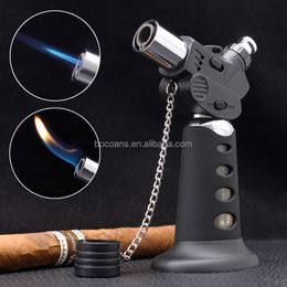 Xs0901 Creative Gas Unfilled Lighter Windproof Direct Flame Open Fire Switchable Lockable Indoor And Outdoor Lighter