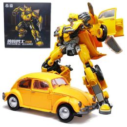 Transformation toys Robots TAIBA H6001-3 alloy yellow bee transformation 21cm movie warrior BMB mode action diagram robot model toy childrens gift WX
