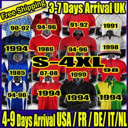 S-4XL 1998 RONALDO RETRO Soccer jerseys GIGGS SCHOLES CANTONA camiseta maillot VINTAGE CLASSIC Football Shirt kit uniform de foot jersey 1992 94 96 98 03 04 07 08 shirt