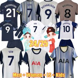 2024 2025 women SOLOMON Hot Soccer Jersey 23 24 MADDISON BISSOUMA Football shirt long sleeve ROMERO VELIZ BRYAN KULUSEVSKI BENTANCUR RICHARLISON Men KIDS