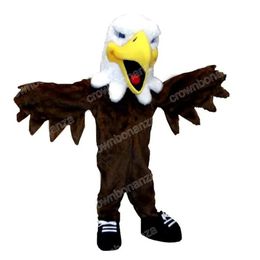 2024 Halloween brown eagle Mascot Costumes Halloween Cartoon Character Outfit Suit Xmas Outdoor Party Festival Dress Promotional Advertising Clothings