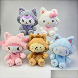 Stuffed Plush Animals Wholesale Cute Kitten Cinnamoroll P Toy Kids Game Playmate Holiday Gift Claw Hine Prizes Drop Delivery Toys Gift Otxru