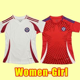 Women Girl 24 25 chile soccer jerseys fans version ALEXIS VIDAL MEDEL E.VARGAS world cup football shirt Zamorano Neira Rozental Acuna kit 2024 2025