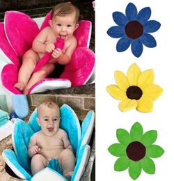 Newborn Baby Bathtub Foldable Flower Blooming Bath Tub Antislip Baby Shower Baby Blooming Sink Bath Cushion Skin Bath Pad Mat 2017632358