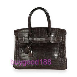 AA Briddkin Top Luxury Designer Totes Bag Stylish Trend Shoulder Bag Havane Matte Niloticus 30 Womens Handbag