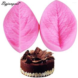 Baking Moulds M450 Large Rose Leaf Petal Silicone Cake Mould 3D Fondant Decoration Mould For Kitchen Tool7 4.9 1.8cm