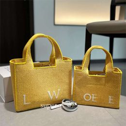 lowew Bag Tote Bag Designer Bag Beach Bag Women's Handbag Embroidered Shopping Bag Grass Women Vegetable Basket French Style Shoulder Bag Luxury Crossbody Bag 763