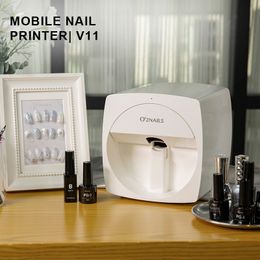 Newest Portable V11 Professional Mobile Nail Printer Intelligent DIY Function Nail Art Machine For Beauty Salon