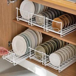 Kitchen Storage Rack Stainless Steel Dish Drainer Shelf Household Sink Dishwashing Organiser Tools