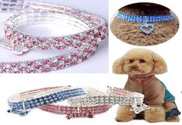 Bling Rhinestone Pet Collar Dog Cat Crystal Puppy Chihuahua Collars Leash For Small Medium Dogs Mascotas Diamond Jewellery Accessori1306809