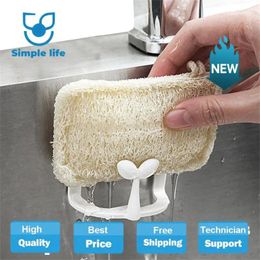 Kitchen Storage Sucker Simple Delicate Practical Accessories Organiser Sink Drain Drying Rack Sponge Holder Non-toxic