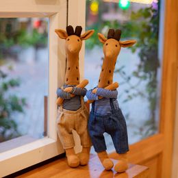 Kawaii Plush Toys Kids Cute Stuffed Deer Lovely Giraffe For Children Girls Toy Baby Appease Doll Home Decor