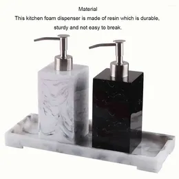 Liquid Soap Dispenser 500ML Kitchen Foam Large Capacity Pressing Dispensing Bottle With Pump Container Home Bathroom Lavatory Black