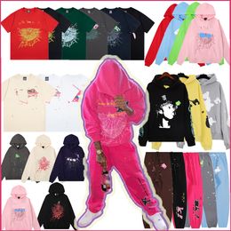 hoodie designer hoodies mens womens t shirt foam print graphic pink sweatshirts y2k pullovers pant S-XL