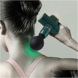 Massage Gun Mini Vibrating Electric Fascia Muscle Relaxation Mas Fitness Equipment Soreness Therapy Device M Drop Delivery Sports Outd Otzah
