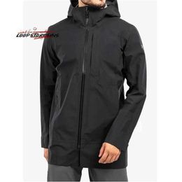 Technical Outerwear Jackets Men's Shell Jackets Hardshell Rush Top Sawyer Coat Men's Outdoor Waterproof and Breathable Windbreaker 26873 WGRX