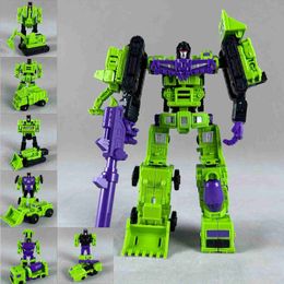 Transformation toys Robots 6-in-1 Mini Destroyer Conversion Model Mini Destroyer 22CM Action Picture Robot Plastic Toy Best Gift for Childrens New WX