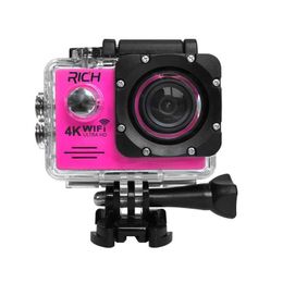 Sports Action Video Cameras RICH J7000 4K Action Camera WiFi Ultra HD 4K Underwater 30M Outdoor Sports Camera 2.0 inch LCD 1080p 60fps Camera J240514