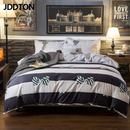 Bedding Sets JDDTON 2024 Arrival Sweety Lovely Warm Set AB Sided Useful Bed Linings Quilt Cover Pillowcase Sheet BE018