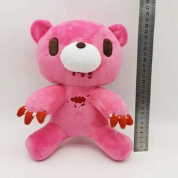 Stuffed Plush Animals 20cm Grizzly Bear Toy Hot Cartoon Character Doll Cute Soft Fill Animal Childrens Birthday Gift Room Decoration Q240515