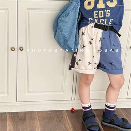 Trousers Kid Short 2024 South Korea Children Summer Girls Korean Style Dress Color Shorts Washed Cotton Pants