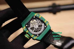 RM Watch Date Luxury Herren Mechanical Watch NET RM067 WEIN BACK HOOL OUT DISCHE DISTERS LIGS DIAL SCHWISTE MOVELBEDEUTUNG