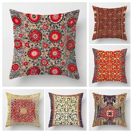 Pillow Fall Home Decor Autumn Living Room Throw Cover Sofa Boho 45x45cm 45 50 60x60cm 40 40x40cm Morocco