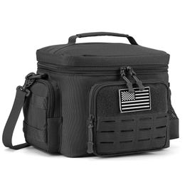 Tactical Thermal Cooler Bag Military Heavy Duty Lunch Box Work Leakproof Insulated Durable Lunch Bag for Men Meal Camping Picnic 240513