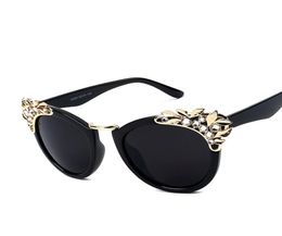Luxury Rhinestone Diamond Sunglasses Women Europe Style Eyeglasses Fashion Models Glasses Personality Cat Eye Sunglass Whole7295460