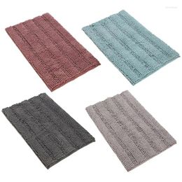 Bath Mats Chenille Toilet Mat Anti-slip Super Absorbent Bathroom Carpet Kitchen Floor For Living Room Rug