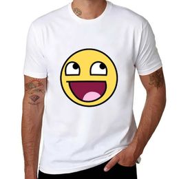 Men's T-Shirts New Epic Face Shirt Customized T-shirt Design Your Own Cute Top Anime Quick Drying Mens Q240515